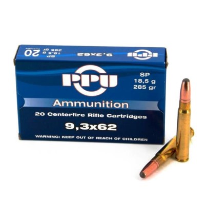 Cartucho 9,3x62 285gr SP Prvi