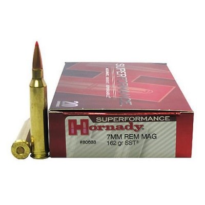 Cartucho 7mm Rem Mag 162gr SST Hornady