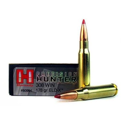 Cartucho 308 Win 178gr ELDX Precision Hunter Hornady