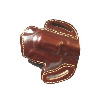 Funda revolver 2\" cuero marron Vega