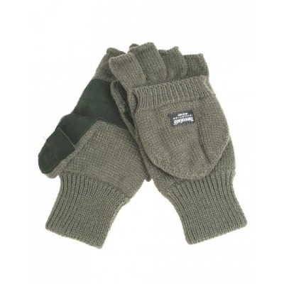 Guantes para caza punto y piel Thinsulate