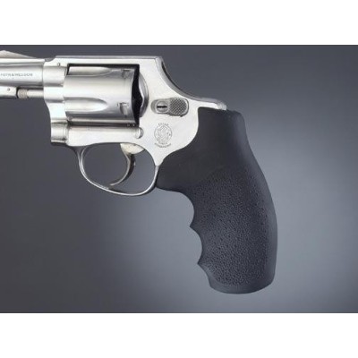 Cacha goma dedos marcados revólver SW armazón J redondo HOGUE