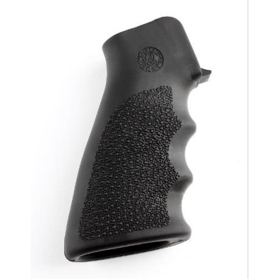 Cacha goma negra dedos marcados rifle AR15 HOGUE