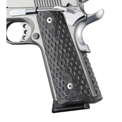 Cacha y lomo fibra vidrio veteada pistola 1911 HOGUE