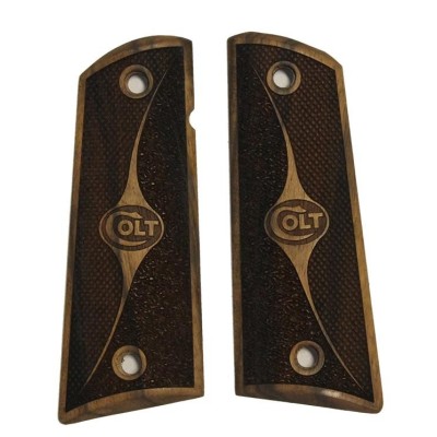Cacha 1911 madera rombos c/logo KSD  