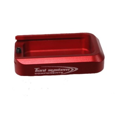 Tapa cargador Tanfoglio HC aluminio rojo TONI SYSTEM