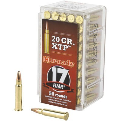 Cartucho 17 HMR 20gr XTP Hornady (50u)
