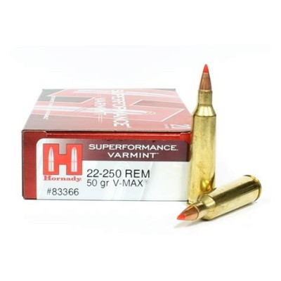 Cartucho 22-250 50gr V-Max SPF Hornady