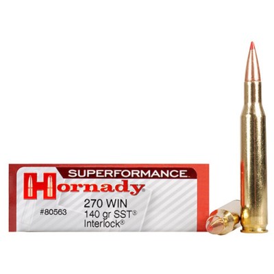 Cartucho 270 Win 140gr SST Hornady
