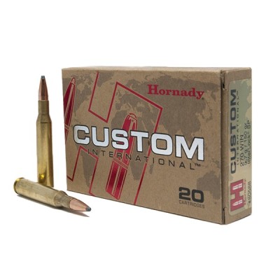 Cartucho 270 Win 150gr SP Custom International Hornady