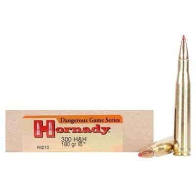 Cartucho 300 H&H 180gr Custom Interbond Hornady