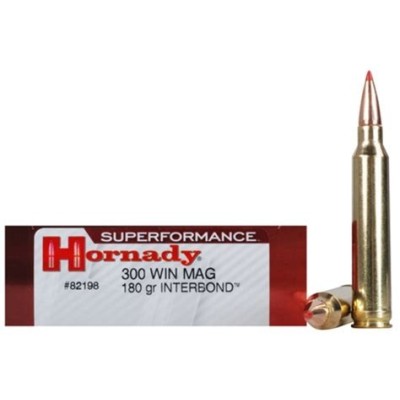 Cartucho 300 Win Mag 180gr Interbond Superformance Hornady 
