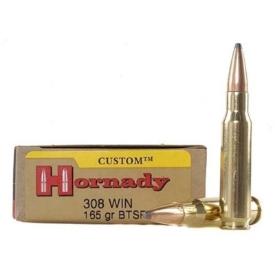 Cartucho 308 Win 165gr BTSP Custom Hornady