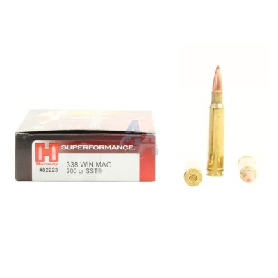 Cartucho 338 Win 200gr SST Superformance Hornady