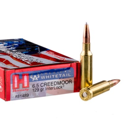Cartucho 6,5 Creedmoor 129gr Interlock Hornady