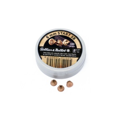Cartucho 6mm Start fogueo S&B (100u)
