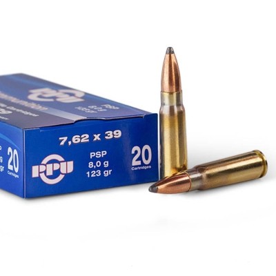 Cartucho 7,62x39 123 PSP PRVI