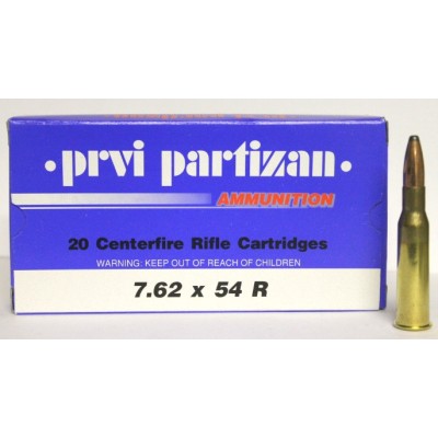 Cartucho 7,62x54R 180gr SPBT Prvi