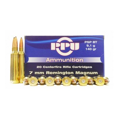 Cartucho 7mm Rem Mag 140gr PSP BT Prvi