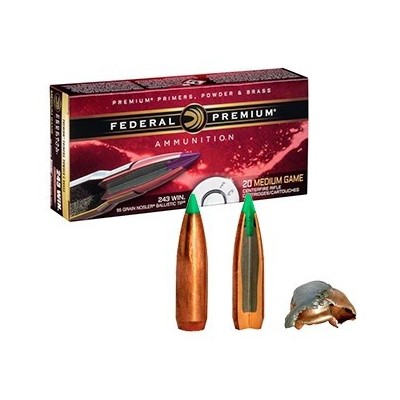 Cartucho 7mm Rem Mag 150gr Nosler Ballistic Tip Federal