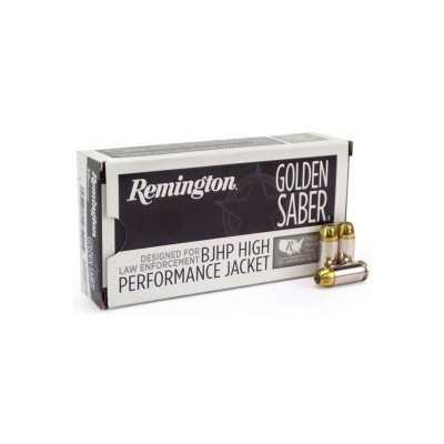 Cartucho 9 124gr BJHP Golden Saber Remington (50u)