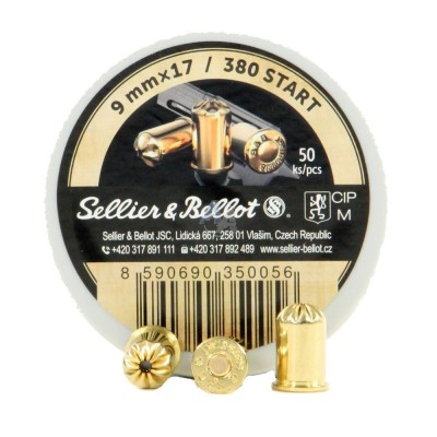 Cartucho 9 fogueo Blank S&B (50)