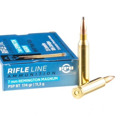 Cartucho 7 Rem Mag 174gr PSPBT