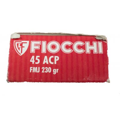 Cartucho 45 ACP fiocchi 230gr FMJ. Ocasion