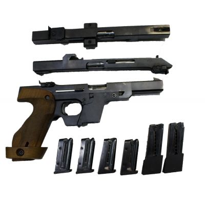 Pistola 22 walther GSP + kit 32 + kit 22 corto. Ocasion