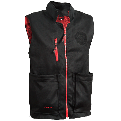 L Ghost IDPA vest black w / red interior