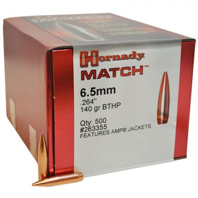 Bullet 6,5mm 140gr Match BTHP Hornady (500u)