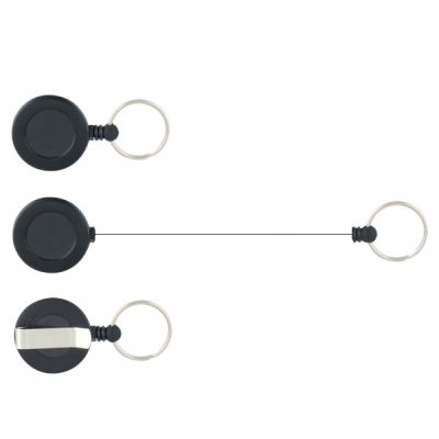 Black extendable keychain