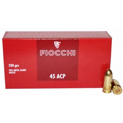Cartridge 45 ACP Fiocchi FMJ