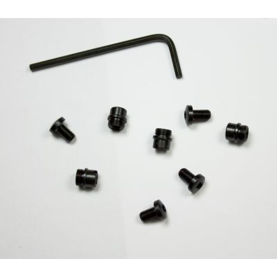 Kit screws (7mm) grip + locknut STI 1911