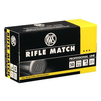 Cartridge 22 RWS Rifle Match