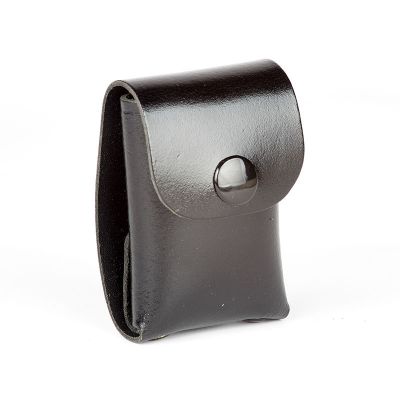 Black leather Shell holder
