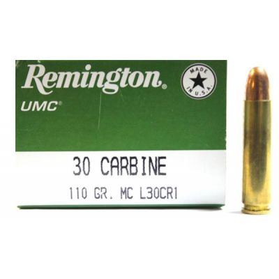 Cartridge 30 Carbine 110gr Remington