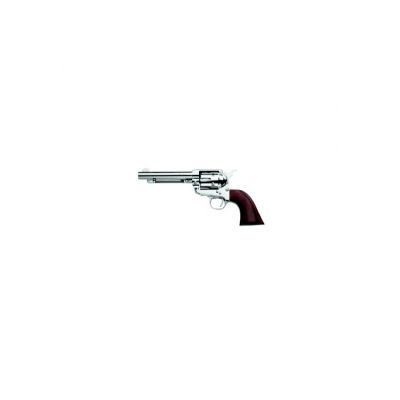 Revolver 44-40 Pietta 4 3/4 "1873 Peacemaker Nickel wood grip