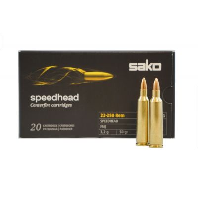 Cartridge 22-250 Rem Gamehead Sako
