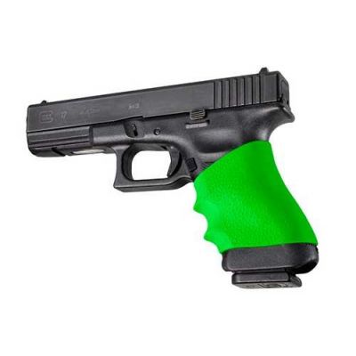 Grip universal fluorescent green rubber gun Hogue
