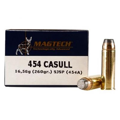 Cartridge 454 Casull 260gr SJSP Mag tech (20u)