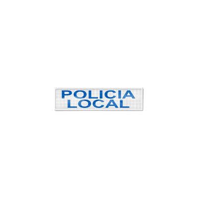 Patch chest Policia Local blue (50x105 mm)