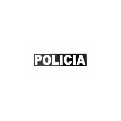 Patch chest black Police (50x102 mm)
