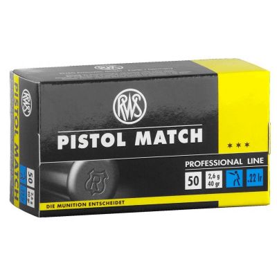 Cartridge 22 Pistol Match RWS