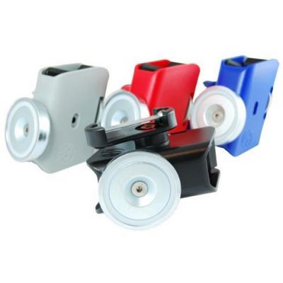 Magazine holder with magnet DAA red plastic