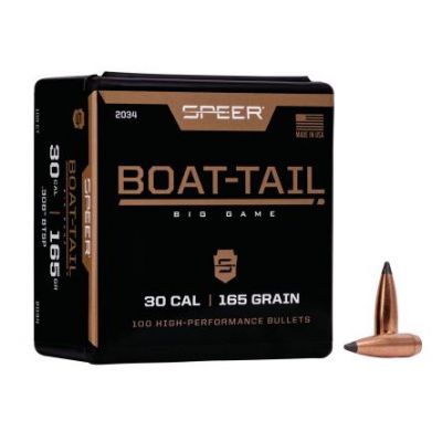 Bullet 30 165gr BTSP Boat-Tail (100u) SPEER