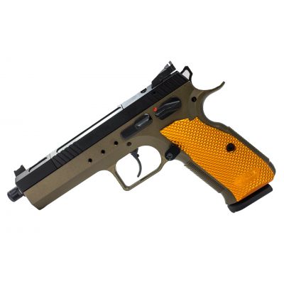 Pistola 22 S-02 OR SR KMR cacha naranja 